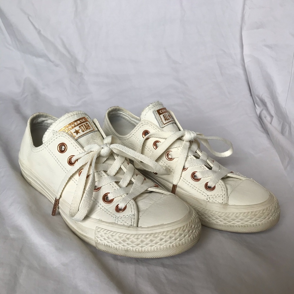 Leather Converse